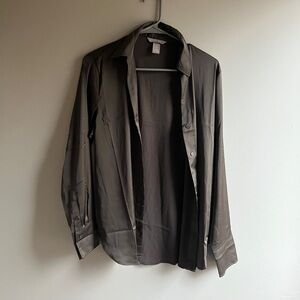 Women’s Silk Button Down H&M